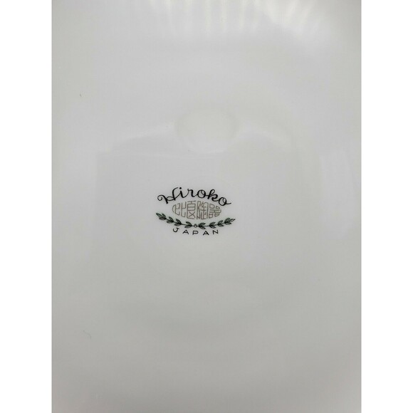 Vintage Hiroko Japan China 10" Plate with Yellow Roses & Gold Trim - Picture 4 of 12